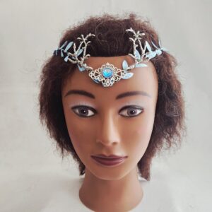 FC004 Fantasy Fairy Crown with Blue Leaves